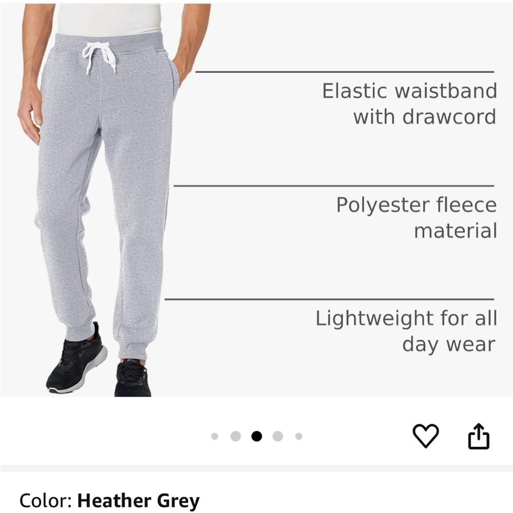 NWT in bag. Men's Heather Grey 
Sweat Pants. SOUTH POLE- LARGE